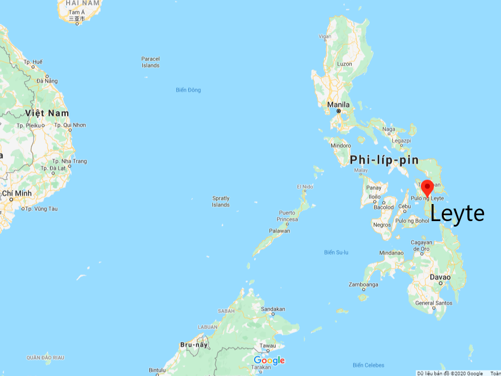 Bản đồ địa lý trầm hương đảo Leyte - Philippin