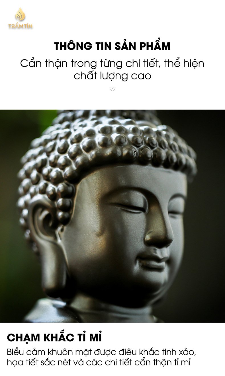 Lư gốm chân dung Đức Phật Cồ Đàm