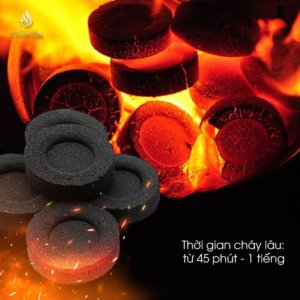 Thời gian cháy lâu: từ 45 - 60 phút (1 tiếng)