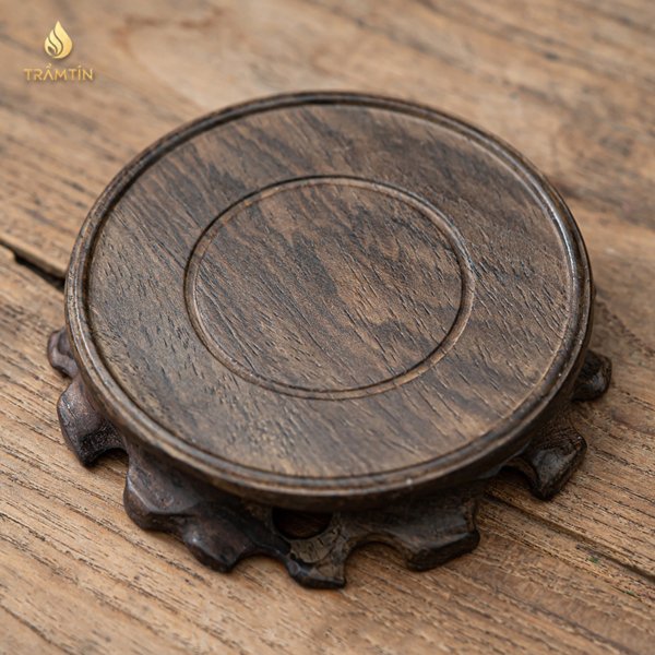 Đôn gỗ cẩm lai hình tròn