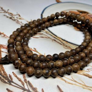 Vòng trầm hương chìm nước 108 hạt xuất xứ Tarakan Indonesia