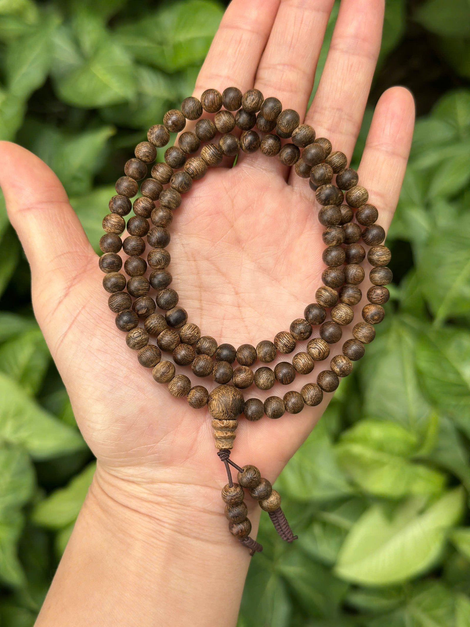 vong_tram_huong_108_hat_can_chim_Philipines_nang_12,65g_7 TTA36024 – Chuỗi trầm hương 108 hạt 6 ly cận chìm Phillipines nặng 12,65g