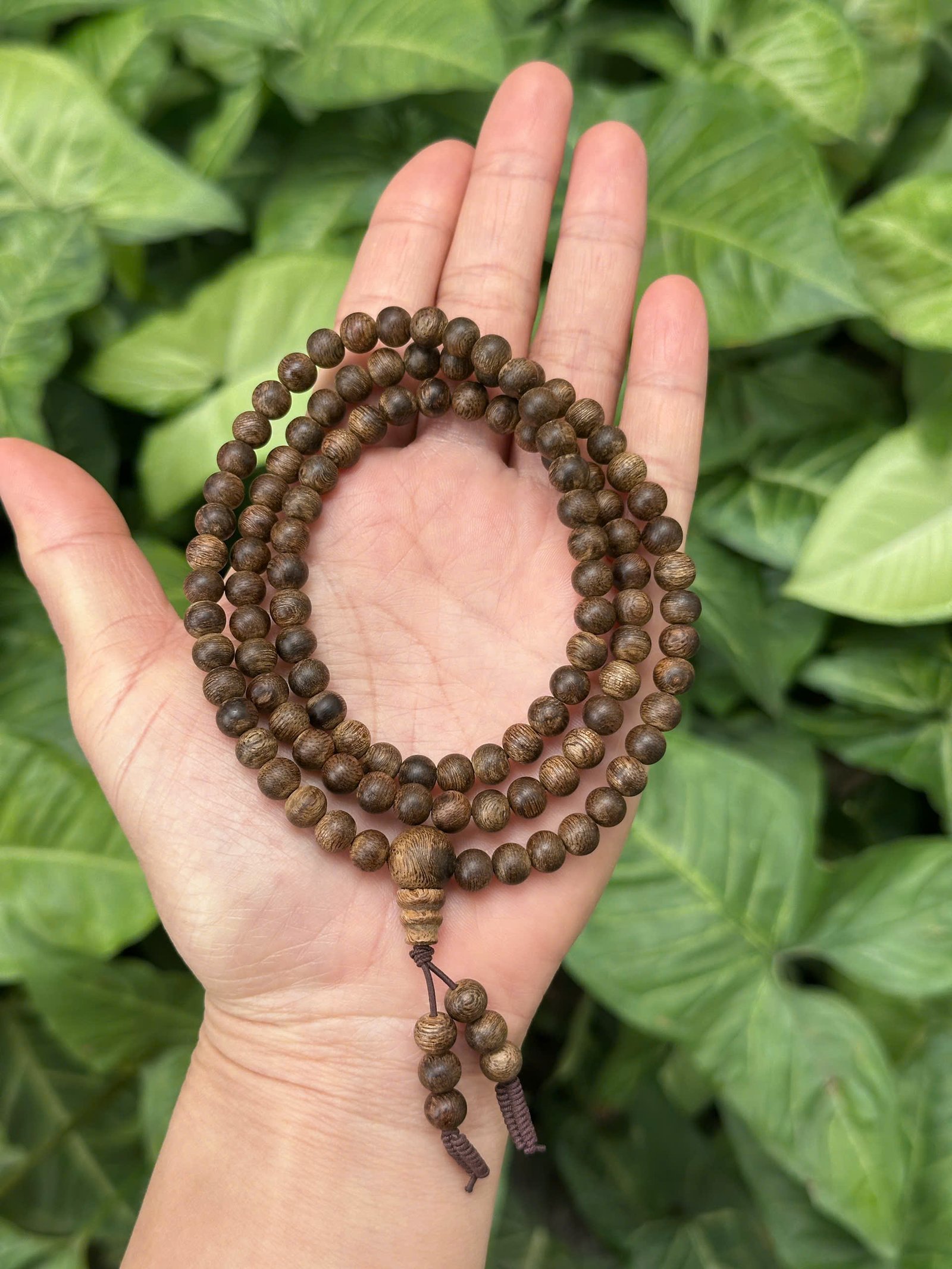 vong_tram_huong_108_hat_can_chim_Philipines_nang_12,65g_9 TTA36024 – Chuỗi trầm hương 108 hạt 6 ly cận chìm Phillipines nặng 12,65g