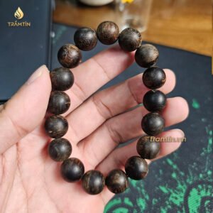 Chuỗi vòng trầm tròn chìm cực kỳ cao cấp