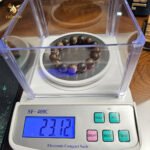 Chuỗi vòng trầm chìm nước hạt tròn 23.12g