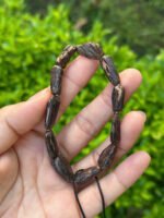 Vòng trầm hương rừng, tự nhiên cao cấp loại 1, chìm nước xuất xứ từ nước Brunei đốt khúc thô mộc